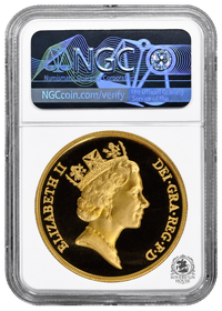 NGC PF69 1987 Ultra Cameo £2 Double Sovereign St George - Proof Gold Coin