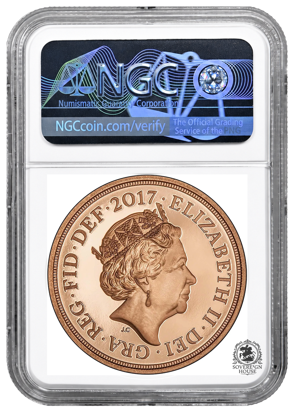 NGC PF69 2017 200th Anniversary Full Sovereign St George - Proof Gold Coin