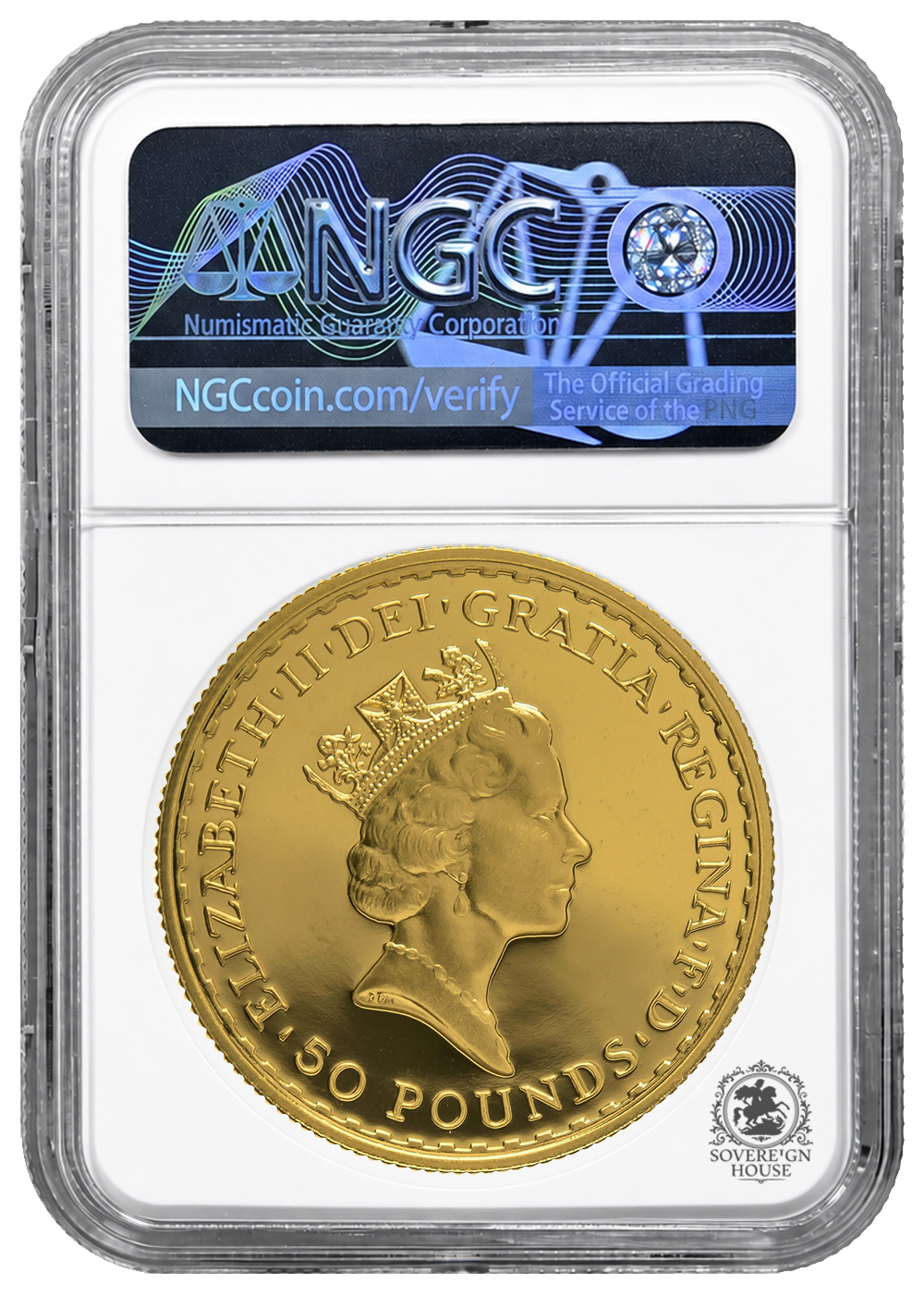 NGC PF69 1990 Ultra Cameo 1/2oz £50 Britannia -  Proof Gold Coin