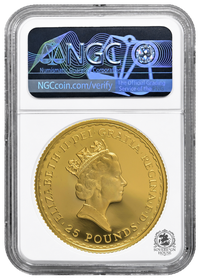 NGC PF69 1990 Ultra Cameo 1/4oz £25 Britannia - Proof Gold Coin