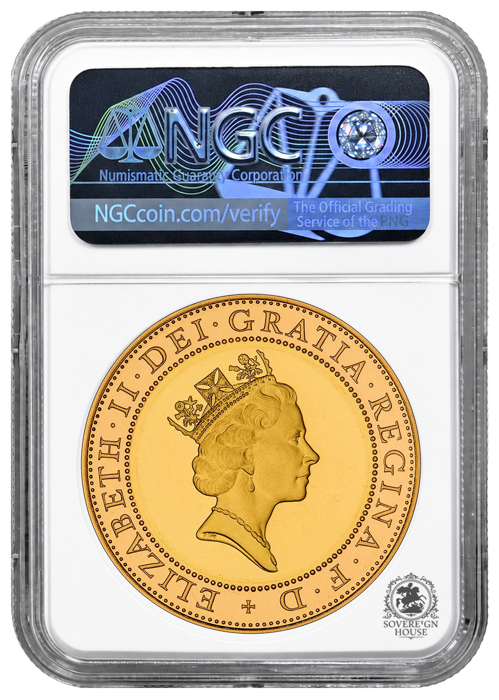 NGC PF69 1997 Technology Achievement £2 Double Sovereign - Proof Gold Coin